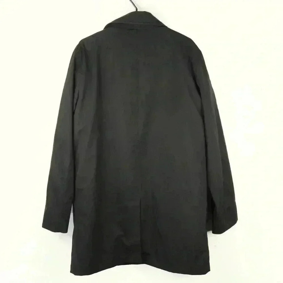 Tumi Tech Shell Black Long Jacket Coat - Picture 2 of 4